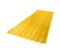 Поликарбонат монолитный 2,00х1,05 желтый 0,8мм