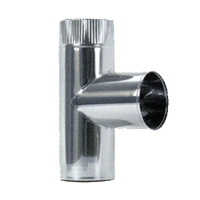 Тройник оцинков. ф.100мм