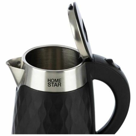 3. Чайник HOMESTAR HS-1021 1,7 л, 1,5кВт, черный, двойной корпус
