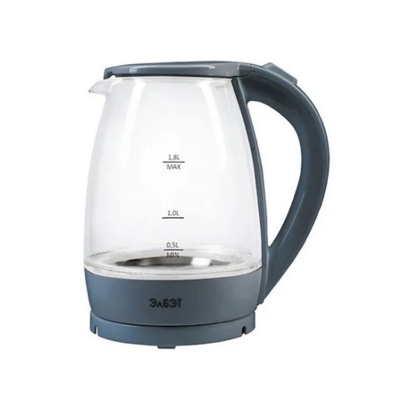Чайник Elbet EK 1,8-01G 1,8л серый