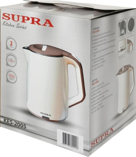5. Чайник SUPRA KES-2005 пластик 2,0л