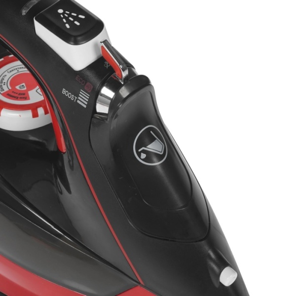 4. Утюг Centek CT-2359 RED 3000Вт, керамическ подошва, 320мл, паровой удар, самоочистка, защ протекания