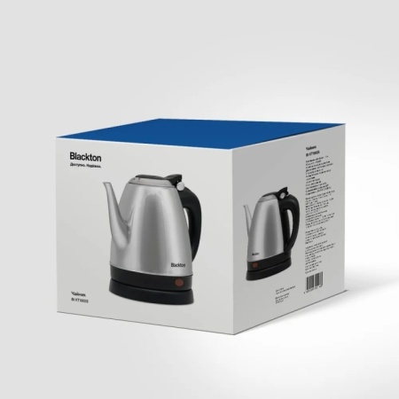3. Чайник Blackton Bt KT1802S Чёрный-Стальной
