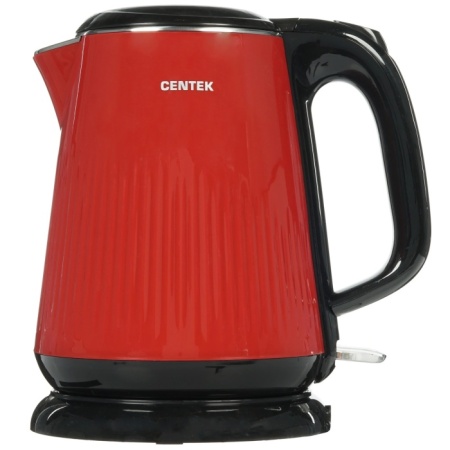 1. Чайник Centek CT-1025 металл 1.8л, 2200W, двойные стенки, кнопка откр. на ручке