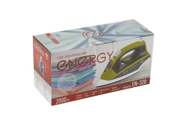 5. Утюг ENERGY EN-328 синий 2000Вт,пар.удар.спрей.сталь