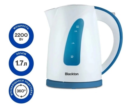 5. Чайник Blackton Bt KT1706P Белый-Синий