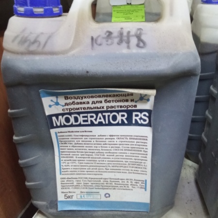 Добавка в цем.раствор Модератор РС 5л. УЦЕНКА
