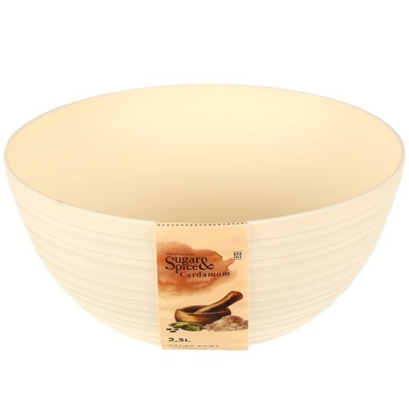 Салатник пластик, круглый, 2.3 л, Cardamom, Sugar&Spice, SE400110, в ассортименте