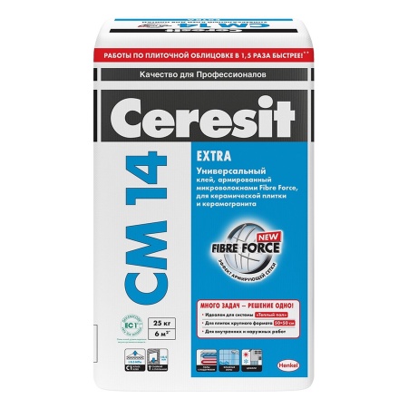CERESIT СМ14 клей д/плитки 5кг. внутр.и нар. работ