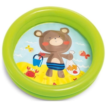 1. Бассейн INTEX 59409 Мини, 61х15см, 1-3лет