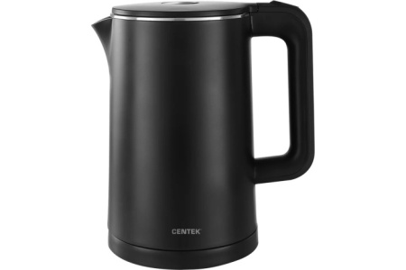 1. Чайник CT-0009 BLACKметалл 1.7л, 2000W, бесшовная колба, двойные стенки