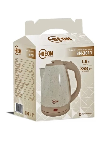5. Чайник BEON BN-3011 1,8л 2200Вт антипригарный